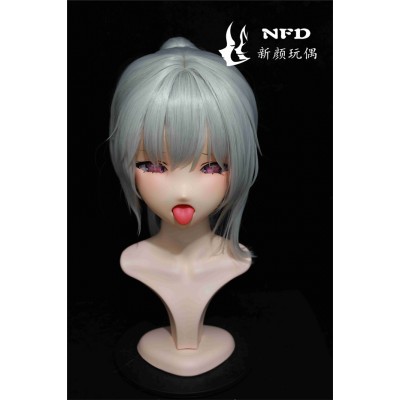 (NFD047)Customize Handmade Crossdress Full Head Female/Girl Resin Japanese Cartoon Character Animego Cosplay Kigurumi Mask